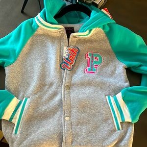 Unit kids design jacket size l brand new